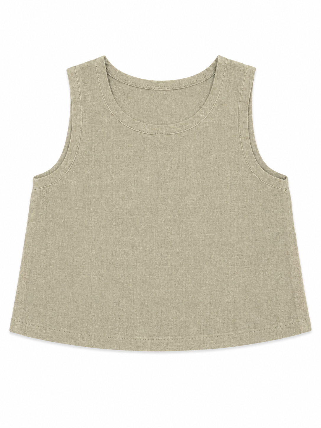 Coast Linen Top - Olive