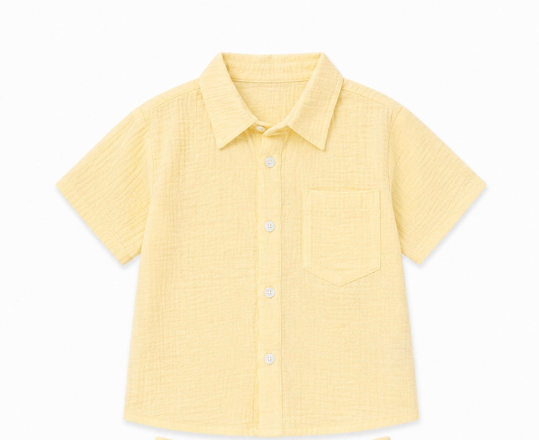 Coast Linen Shirt - Butter Yellow