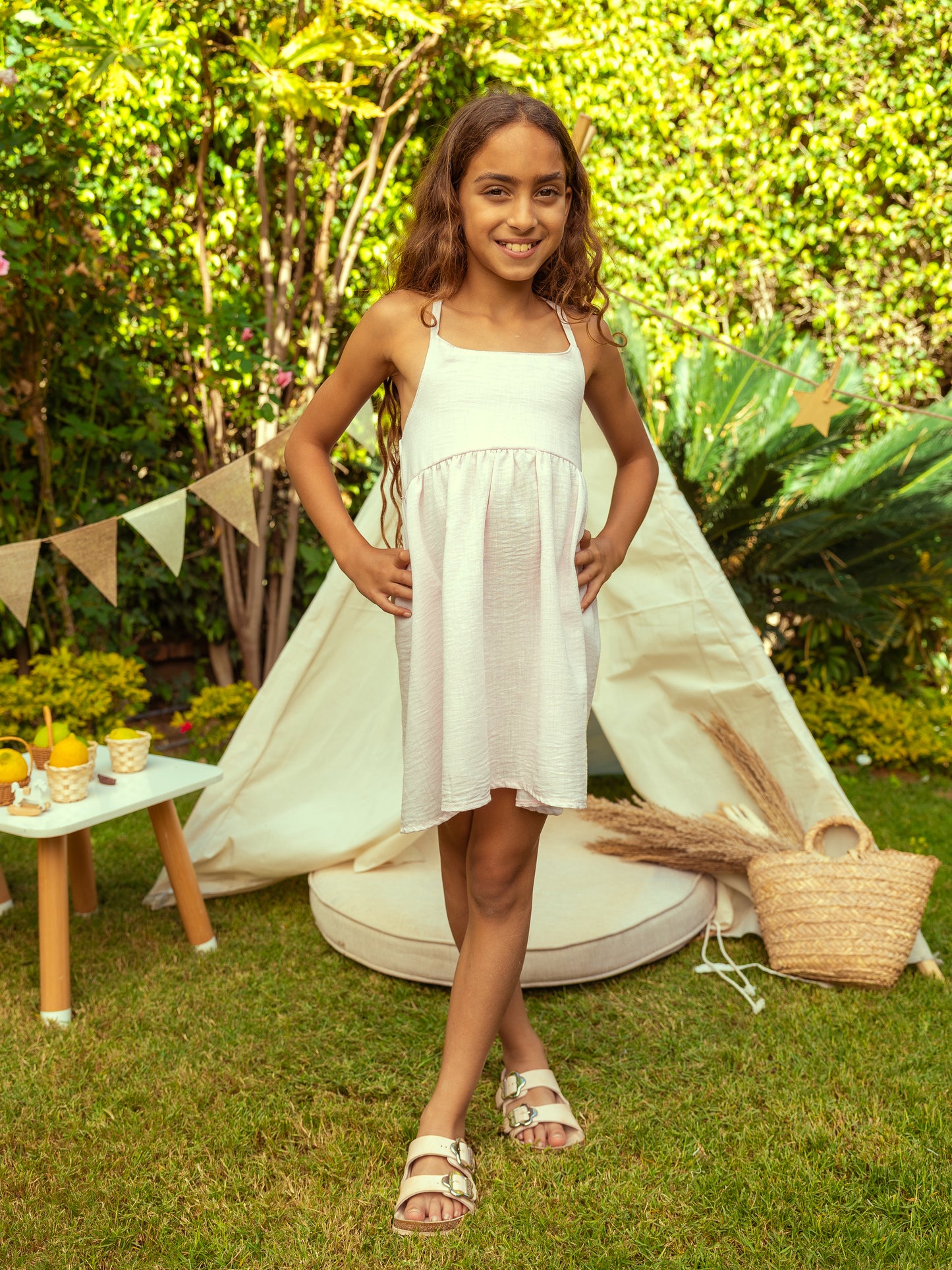 The Pearl Dress - Powder Rose