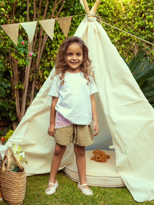 Coast Linen Shorts - Olive