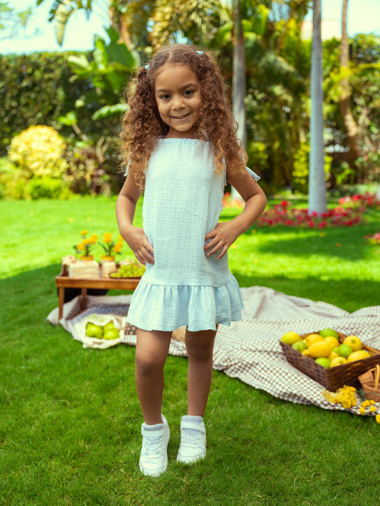 The Sol Dress - Sky Blue