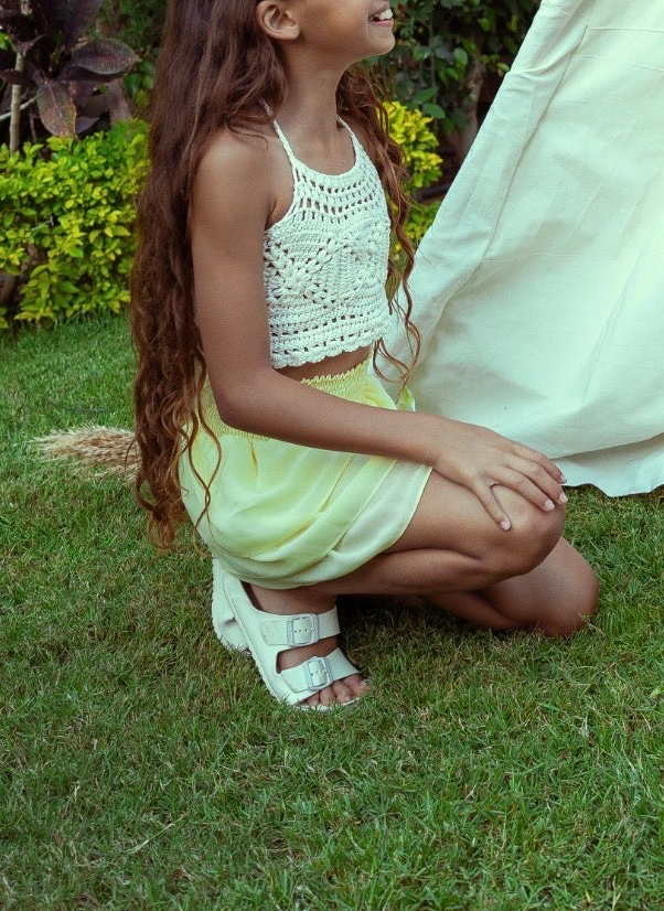 The Luna Skirt -Butter Yellow