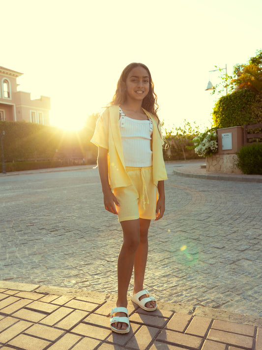 Coast Linen Shirt - Butter Yellow