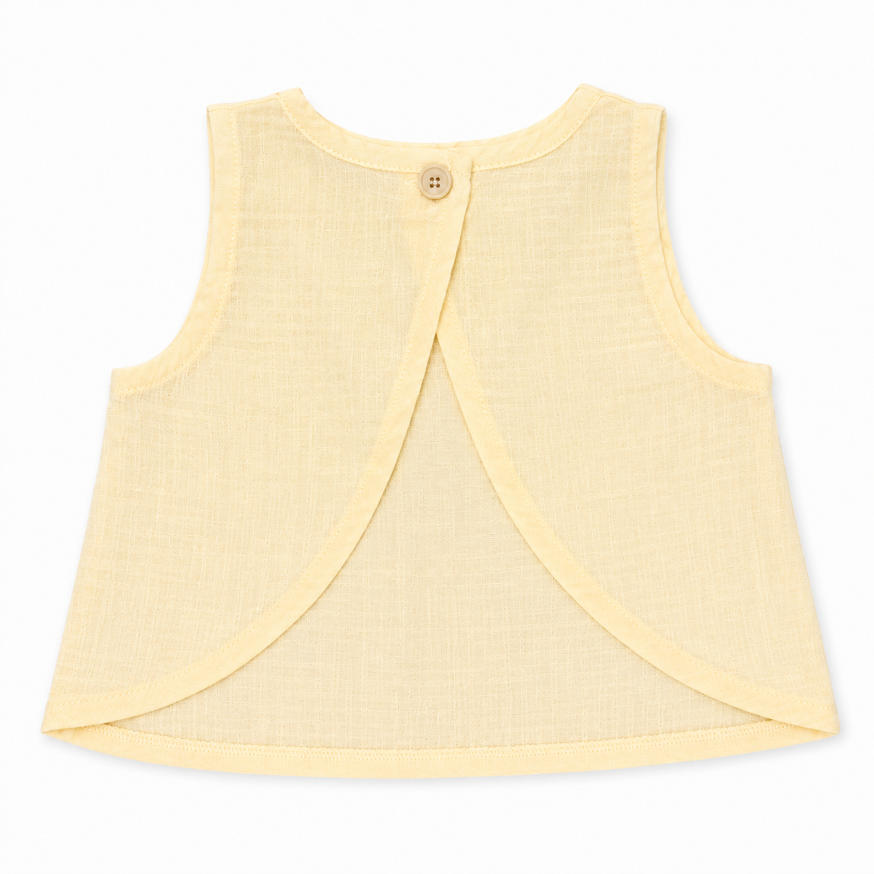 Coast Linen Top - Butter Yellow