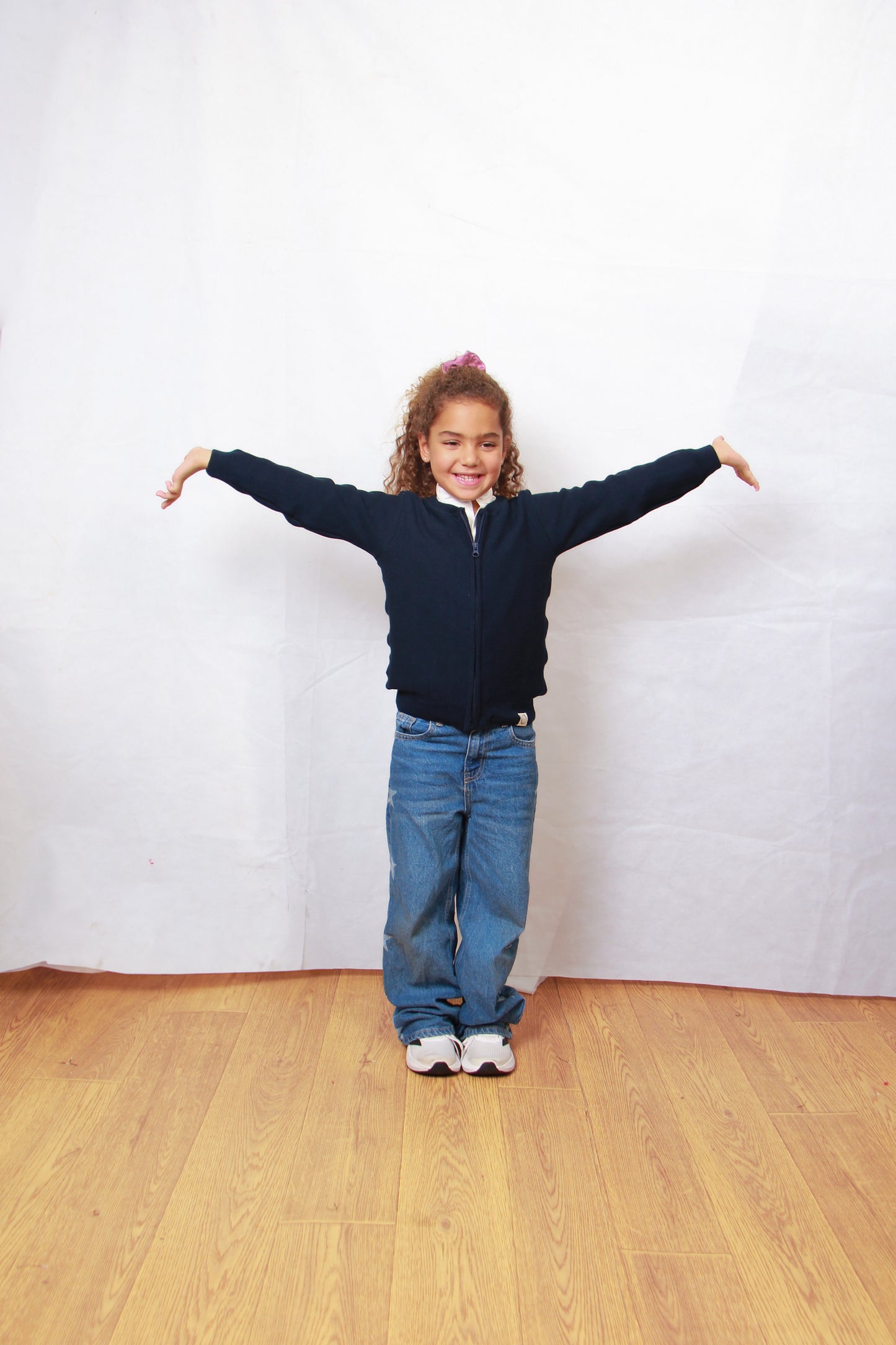 Knit Jacket - Navy Blue