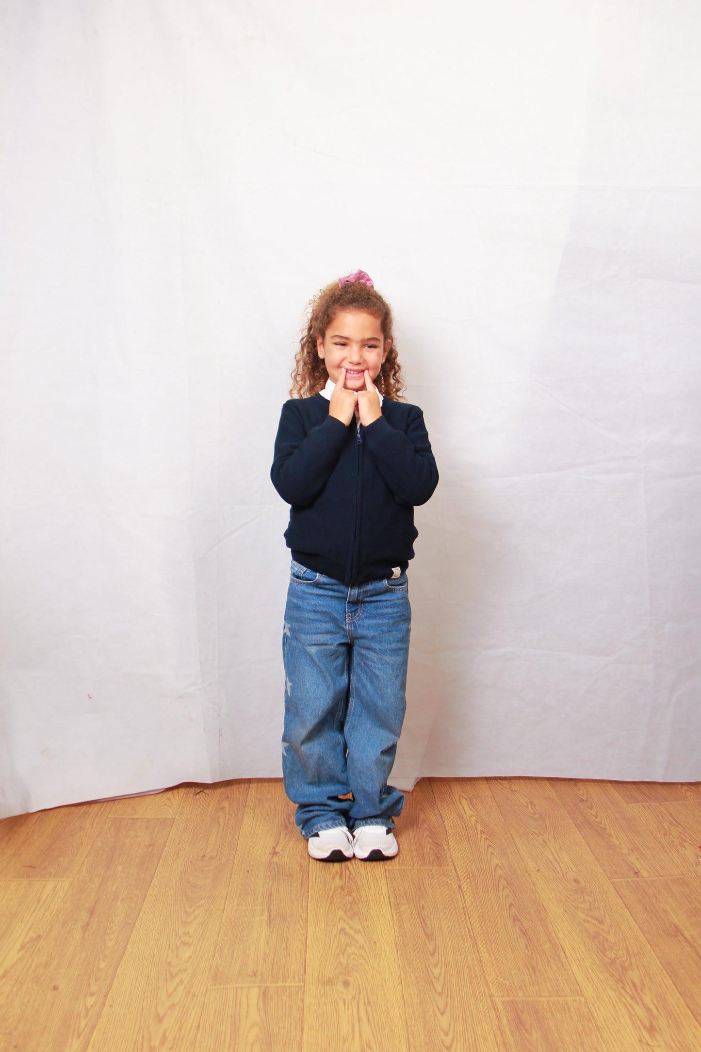 Knit Jacket - Navy Blue