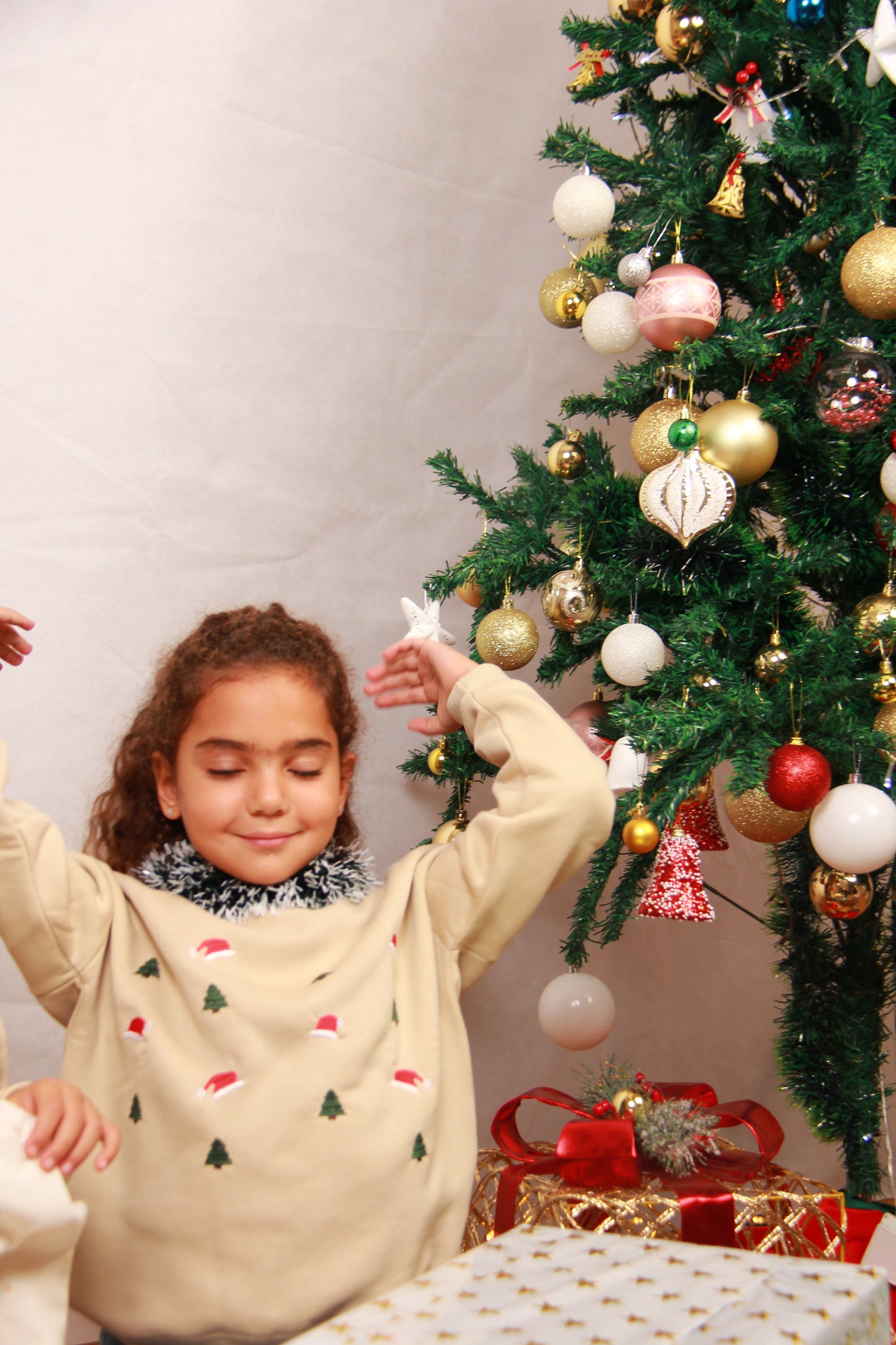 Christmas Sweatshirt - Beige