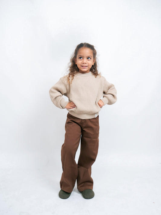 Knit sweater - Beige