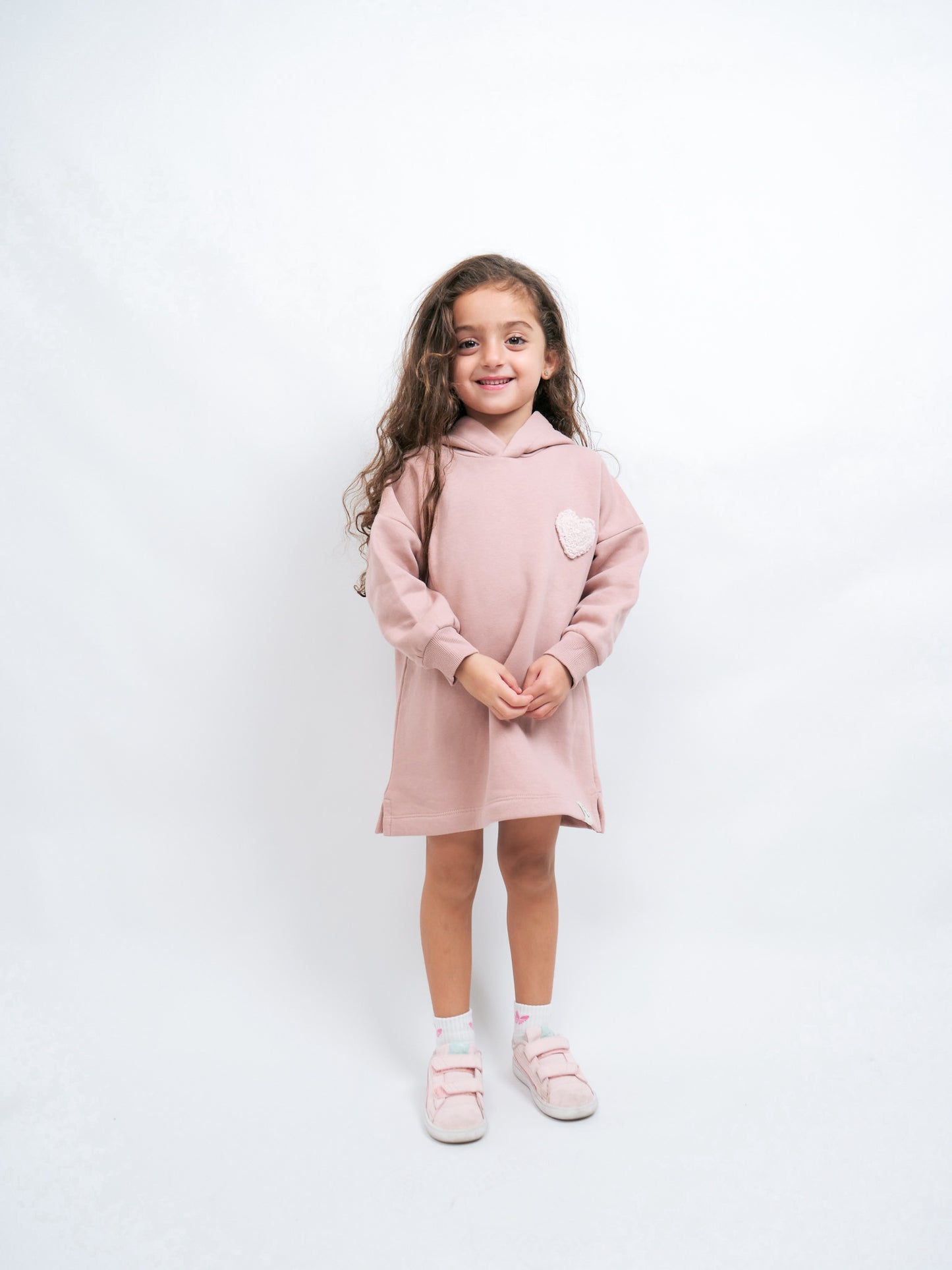 Heart hoodie dress
