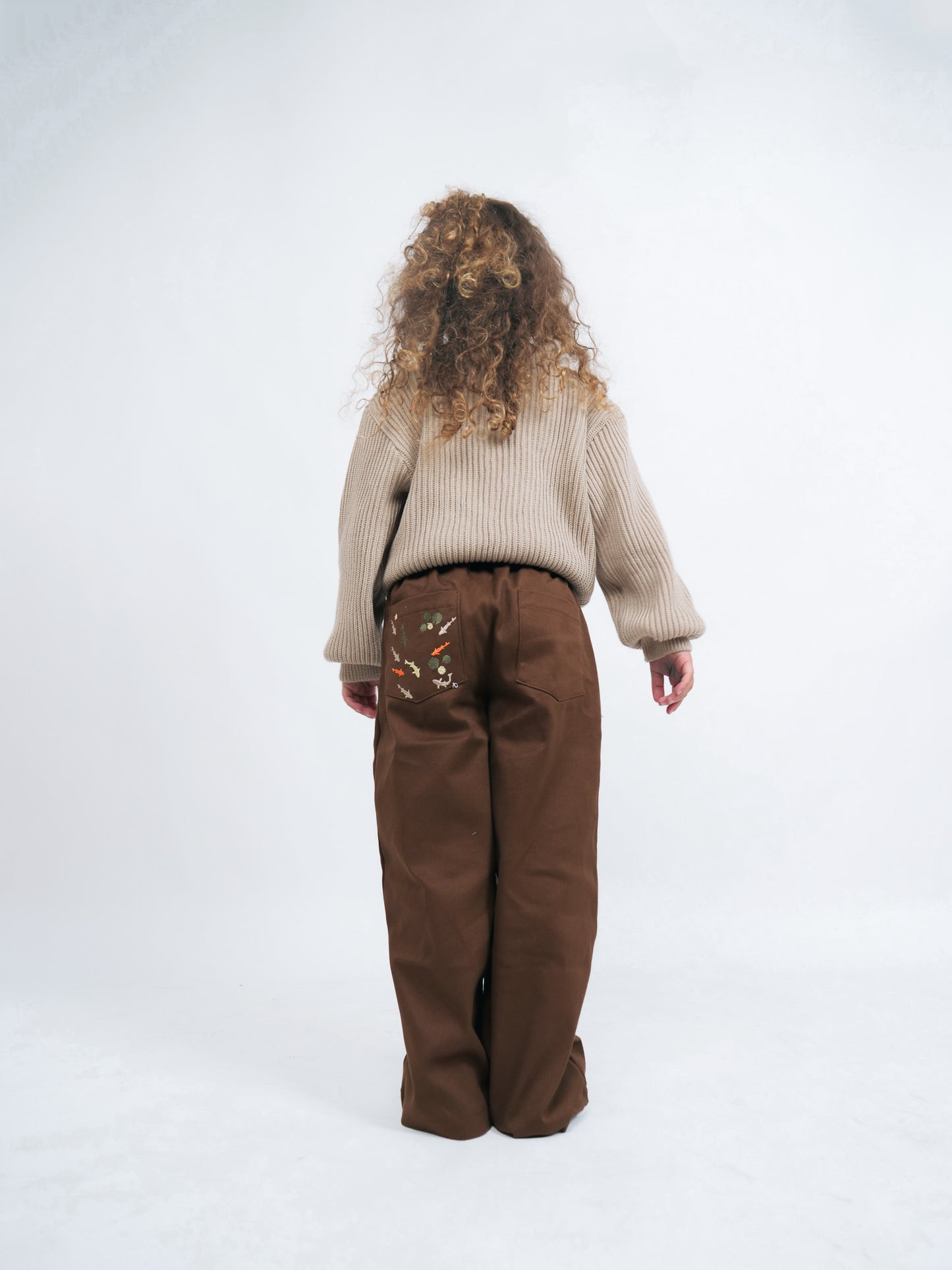 Koi pond pants - Brown