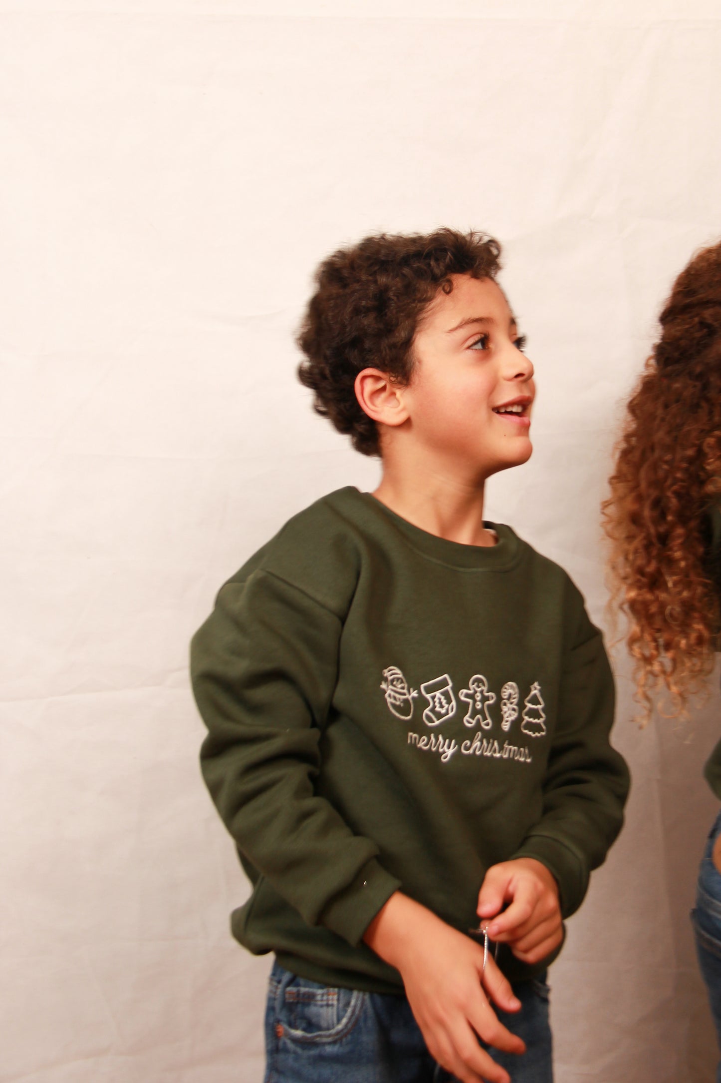 Christmas Sweatshirt - Olive