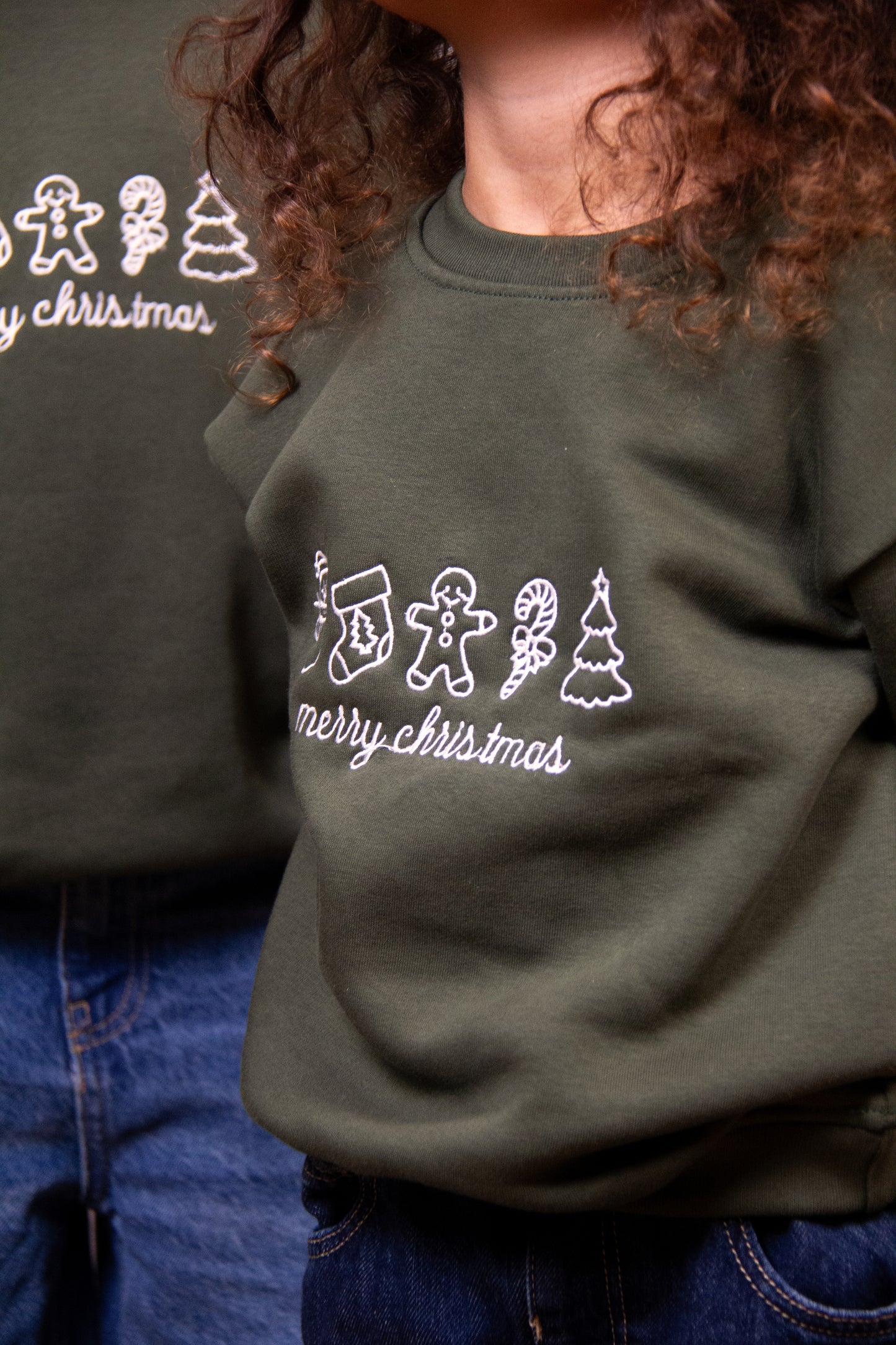 Christmas Sweatshirt - Olive