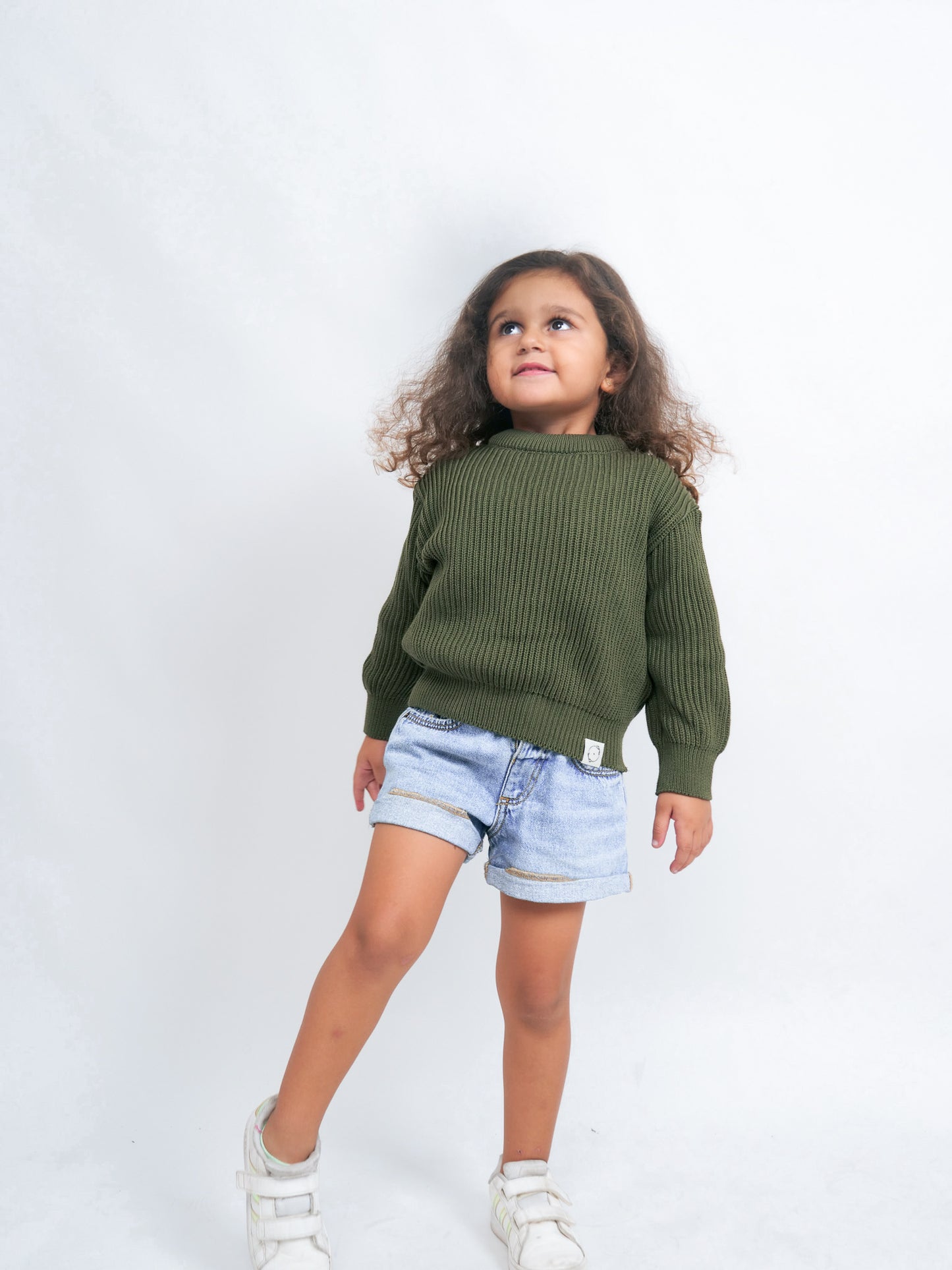 Knit sweater - Olive