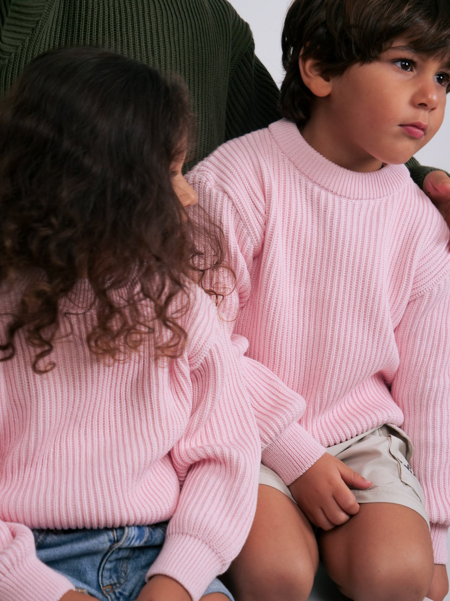 Knit sweater - Powder Rose